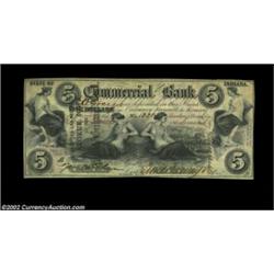 Terre Haute, IN - Commercial Exchange Bank $5 Aug. 3, 1858 Wait 797-6Choice About Uncirculated, with