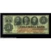 Image 1 : Chatham Four Corners, NY- Columbia Bank $3 Jan. 1, 1862 G6cA lovely and very scarce late issue note.