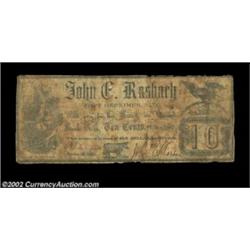 Fort Herkimer, NY - John C. Rasbary 10ó Oct. 24, 1862 Harris H8Very Good-Fine, a decent example of t