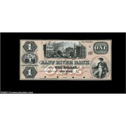 New York, NY- East River Bank $1 UNL ProofA fully orange tinted ex-ABNCo sale Proof. Uncirculated, 4