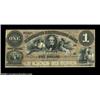 Image 1 : Troy, NY - Merchants & Mechanics Bank $1 May 1, 1858 G62a ProofA damaged proof of this rare note, sp