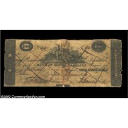 Charleston, SC- Bank of South Carolina $100 June 1819 C70An extremely rare early South Carolina high