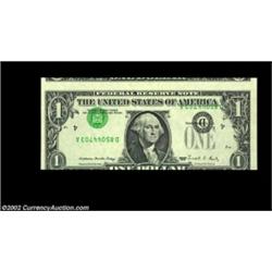 Fr. 1914-D $1 1988 Federal Reserve Note. Gem Crisp Uncirculated. Consecutive to the last, and just a