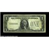 Image 1 : Fr. 1600 $1 1928 Silver Certificate. Very Fine-Extremely Fine.This important error on a "Funnyback".