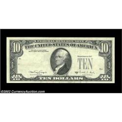 Fr. 2029-??? $10 1988A Federal Reserve Note. About Uncirculated.This $10 Fed is missing the overprin