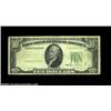 Image 1 : Fr. 2010-G $10 1950 Federal Reserve Note. Very Fine.Most of the black portion of the overprint is mi