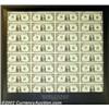 Image 1 : Fr. 1935-A $2 1976 Federal Reserve Notes. Uncut Sheet of 32. Gem Crisp Uncirculated. The well known.