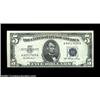 Image 3 : Fr. 1655 $5 1953 Silver Certificates. Choice About Uncirculated. A consecutive pair of $5 Silvers, e