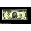 Image 1 : Fr. 1975-G $5 1977A Federal Reserve Note. Very Fine.This boldly doubled face printing must have circ