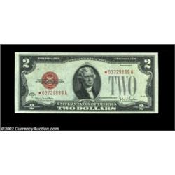 Fr. 1508* $2 1928G Legal Tender. Choice Crisp Uncirculated.Very close to gem, but there is a spot on