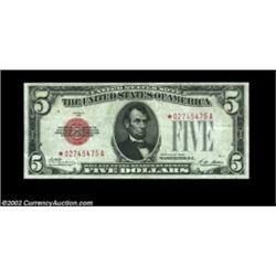 Fr. 1525* $5 1928 Legal Tender. Extremely Fine-About Uncirculated.A nice high grade circulated examp