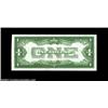 Image 2 : Fr. 1601 $1 1928A Silver Certificate. Gem Crisp Uncirculated.The very scarce E-A block, which catalo