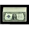 Image 1 : Fr. 1601 $1 1928A Silver Certificates. Gem Crisp Uncirculated.Twenty-five crackling fresh "Funnyback