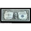 Image 1 : Fr. 1607 $1 1935 Silver Certificate. A-B Experimental Block. Gem Crisp Uncirculated.Boldly embossed.