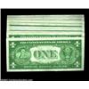 Image 2 : Fr. 1608 $1 1935A Silver Certificates. Gem Crisp Uncirculated.Fifteen consecutive pieces from the V-