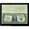 Image 1 : Fr. 1608 $1 1935A Silver Certificates. Gem Crisp Uncirculated.A gorgeous group of 25 consecutive not