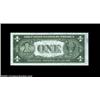 Image 2 : Fr. 1608* $1 1935A Silver Certificate. Gem Crisp Uncirculated.The scarce *-B block. Important notice