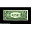 Image 2 : Fr. 1611 $1 1935B Silver Certificate. Gem Crisp Uncirculated.A pristine example of the scarce C-D bl