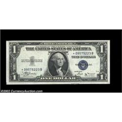 Fr. 1611* $1 1935B Silver Certificates. Choice-Gem Crisp Uncirculated.A consecutive pair, one Gem, o