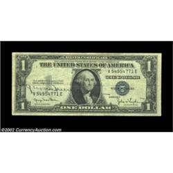 Fr. 1613W $1 1935D Silver Certificate. Very Fine.Courtesy autographed by Georgia Neese Clark. Import