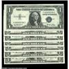 Image 1 : Terrific Matching Low Digit Serial Numbers.All seven notes in this group bear the low, three digit s
