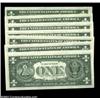 Image 2 : Terrific Matching Low Digit Serial Numbers.All seven notes in this group bear the low, three digit s