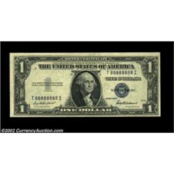 Fr. 1615 $1 1935F Silver Certificate. Choice Crisp Uncirculated.Solid serial number T88888888I, an e