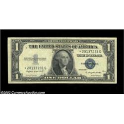 Fr. 1617* $1 1935G Silver Certificate. About Uncirculated.An attractive higher grade circulated Star