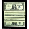 Image 1 : Fr. 1619 $1 1957 Silver Certificates. Gem Crisp Uncirculated.A nice lot of eighty pieces from the A-