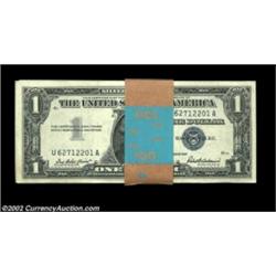 Fr. 1619 $1 1957 Silver Certificates. Choice-Gem Crisp Uncirculated.A pleasing original pack of 100.