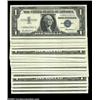 Image 1 : Fr. 1619* $1 1957 Silver Certificates. Gem Crisp Uncirculated.Forty consecutive silver stars. 40 not