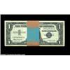 Image 1 : Fr. 1621 $1 1957B Silver Certificates. Choice to Gem Crisp Uncirculated.Ninety-nine consecutive note