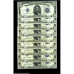 Selected $5 Silvers, Including:1934 B-A, C-A, D-A. Choice CU, AU, Gem CU,1934A F-A, G-A, H-A, I-A, J