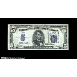 Fr. 1652/Fr. 1653 $5 1934B/1934C Silver Certificates. Changeover Pair. Gem Crisp Uncirculated.A more