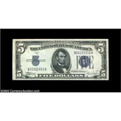 Fr. 1653/Fr. 1654 $5 1934C/1934D Silver Certificates. Changeover Pair. Gem Crisp Uncirculated.One of