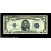 Image 1 : Fr. 1653 $5 1934C Silver Certificate. Choice About Uncirculated.The scarce L-A block. Important noti