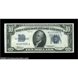 Fr. 1701 $10 1934 Silver Certificate. Choice Crisp Uncirculated.A second example of the 1934 Series.