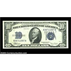 Fr. 1704 $10 1934C Silver Certificate. Gem Crisp Uncirculated.A broadly margined, strictly original.