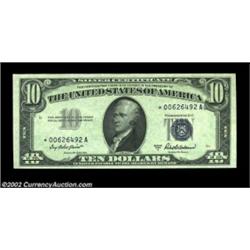 Fr. 1707* $10 1953A Silver Certificate. Gem Crisp Uncirculated.One of the scarcest of the late issue