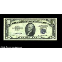 Fr. 1708 $10 1953B Silver Certificates. Gem Crisp Uncirculated.A fresh from the pack consecutive pai