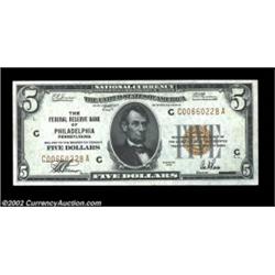 Fr. 1850-C $5 1929 Federal Reserve Bank Note. Gem Crisp Uncirculated. Important notice: We expect to