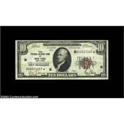 Fr. 1860-B* $10 1929 Federal Reserve Bank Note. Very Fine-Extremely Fine.An attractive piece which i