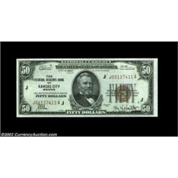 Fr. 1880-J $50 1929 Federal Reserve Bank Note. Choice Crisp Uncirculated.The centering here is just.