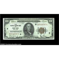 Fr. 1890-B $100 1929 Federal Reserve Bank Note. Gem Crisp Uncirculated.Fresh and original, but with.