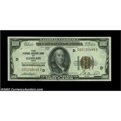 Fr. 1890-D $100 1929 Federal Reserve Bank Note. CGC Gem Uncirculated 65.Bright and well centered. Im