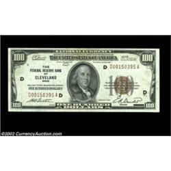 Fr. 1890-D $100 1929 Federal Reserve Bank Note. Choice Crisp Uncirculated.A nicely embossed and fres