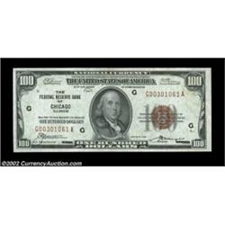 Fr. 1890-G $100 1929 Federal Reserve Bank Note. Choice Crisp Uncirculated.A fresh example from the C