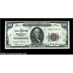 Fr. 1890-I $100 1929 Federal Reserve Bank Note. Extremely Fine-About Uncirculated.A barely circulate