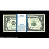 Image 1 : Fr. 1902-E $1 1963B Federal Reserve Notes. Gem Crisp Uncirculated.A fresh, original pack of 100 Rich