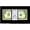 Image 1 : Fr. 1903-F* $1 1969 Federal Reserve Notes. Original pack of 100. Gem Crisp Uncirculated. Important n